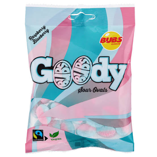 Bubs Sour Raspberry & Blueberry Bag