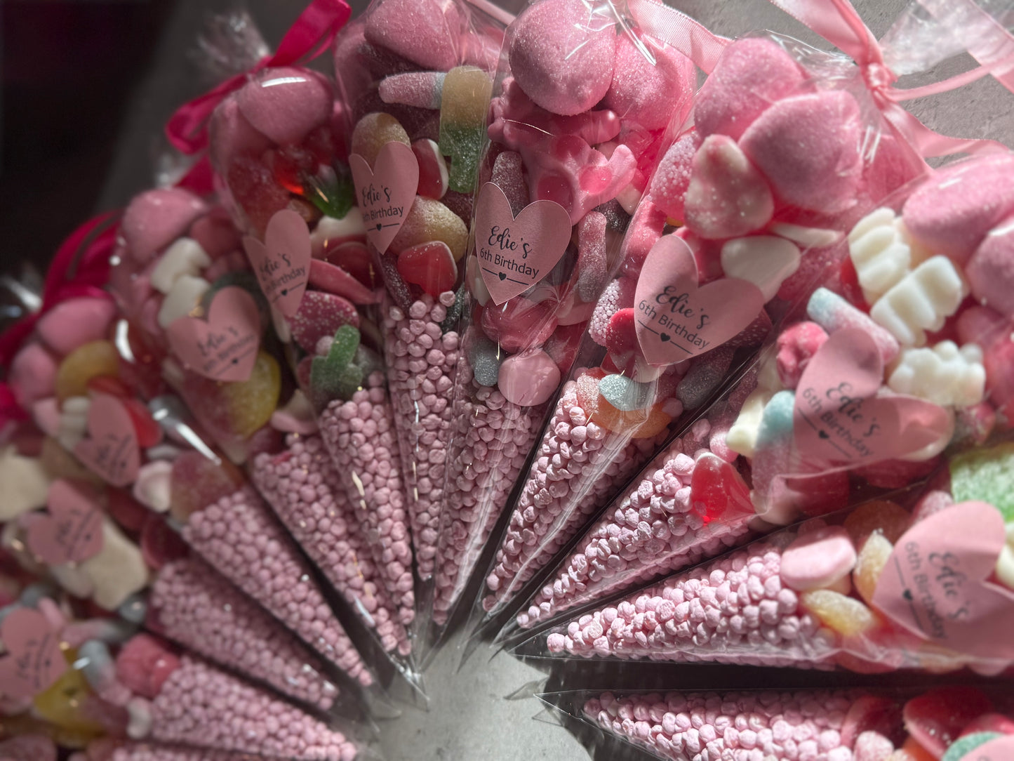 Pink Sweet Cones