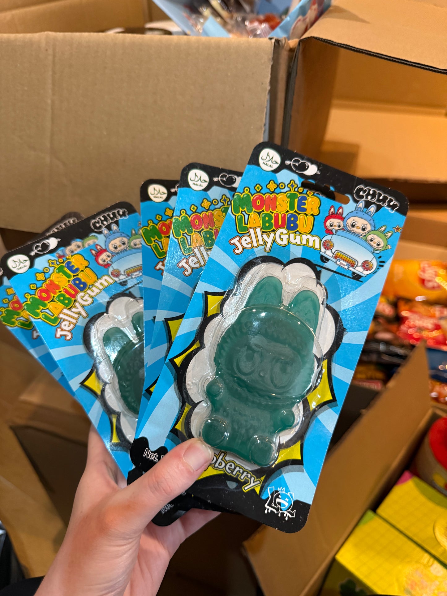 2 BLUE RASPBERRY LABUBU GUMMY