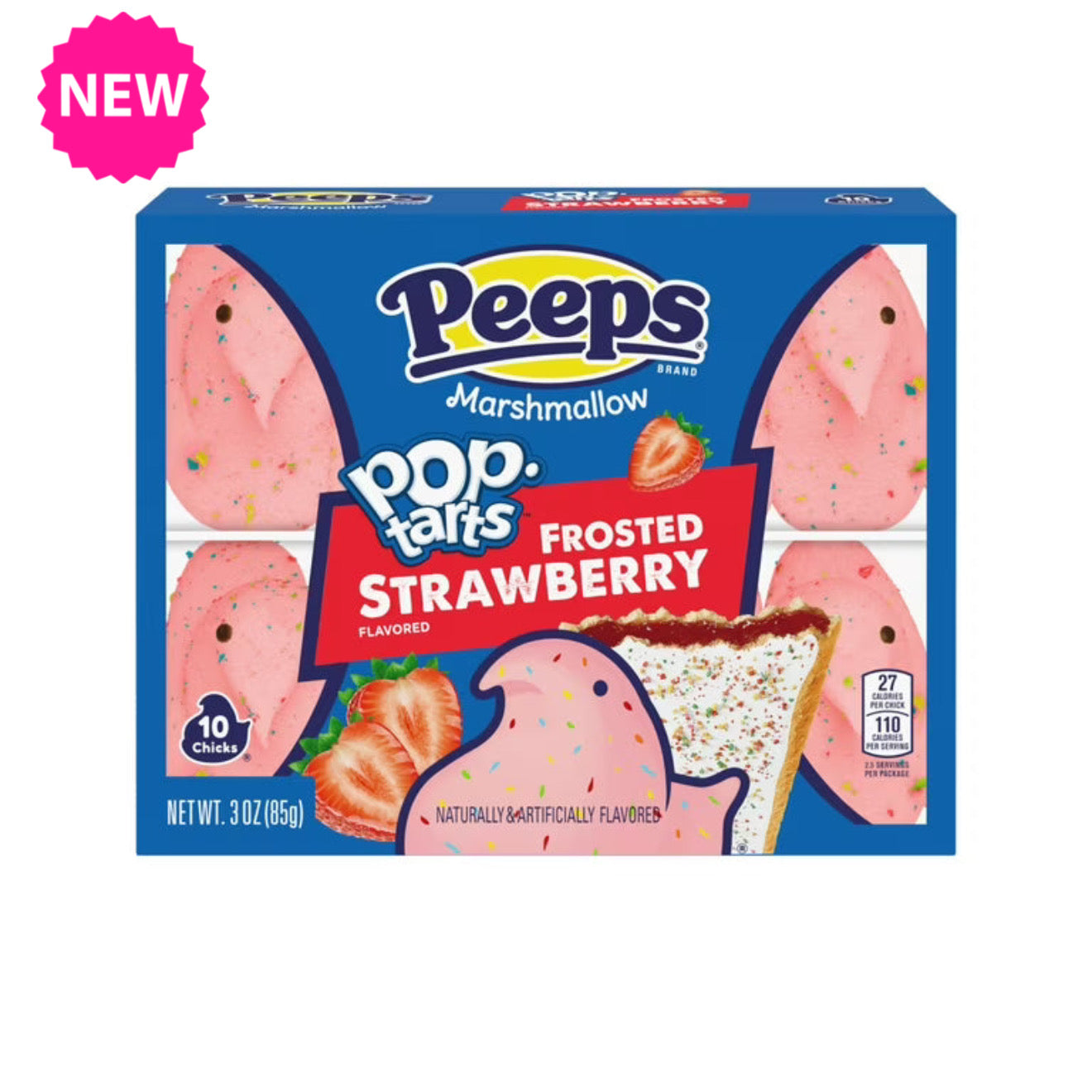 Peeps Pop Tarts Frosted Strawberry 10pk