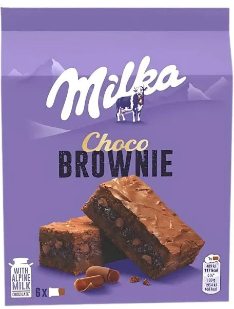 Milka- 6 Choc Brownie Slices BBD 30/6/26