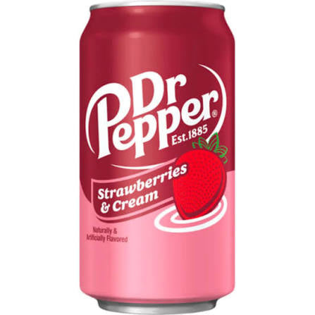 Dr Pepper Strawberries & Cream 355ml (USA)