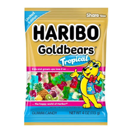 Haribo Limited Edition Tropical GoldBears 113g (USA)
