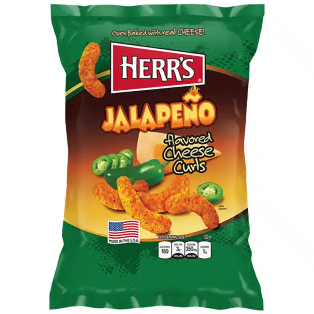 Herr's Jalapeño Cheese Curls 29g