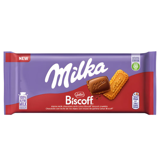 Milka - Biscoff Chocolate Bar - 90g