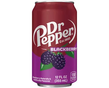Dr Pepper Blackberry Can
