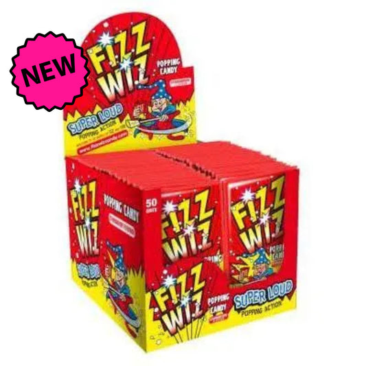 Fiz Wiz Strawberry Popping Candy (5 Packs)