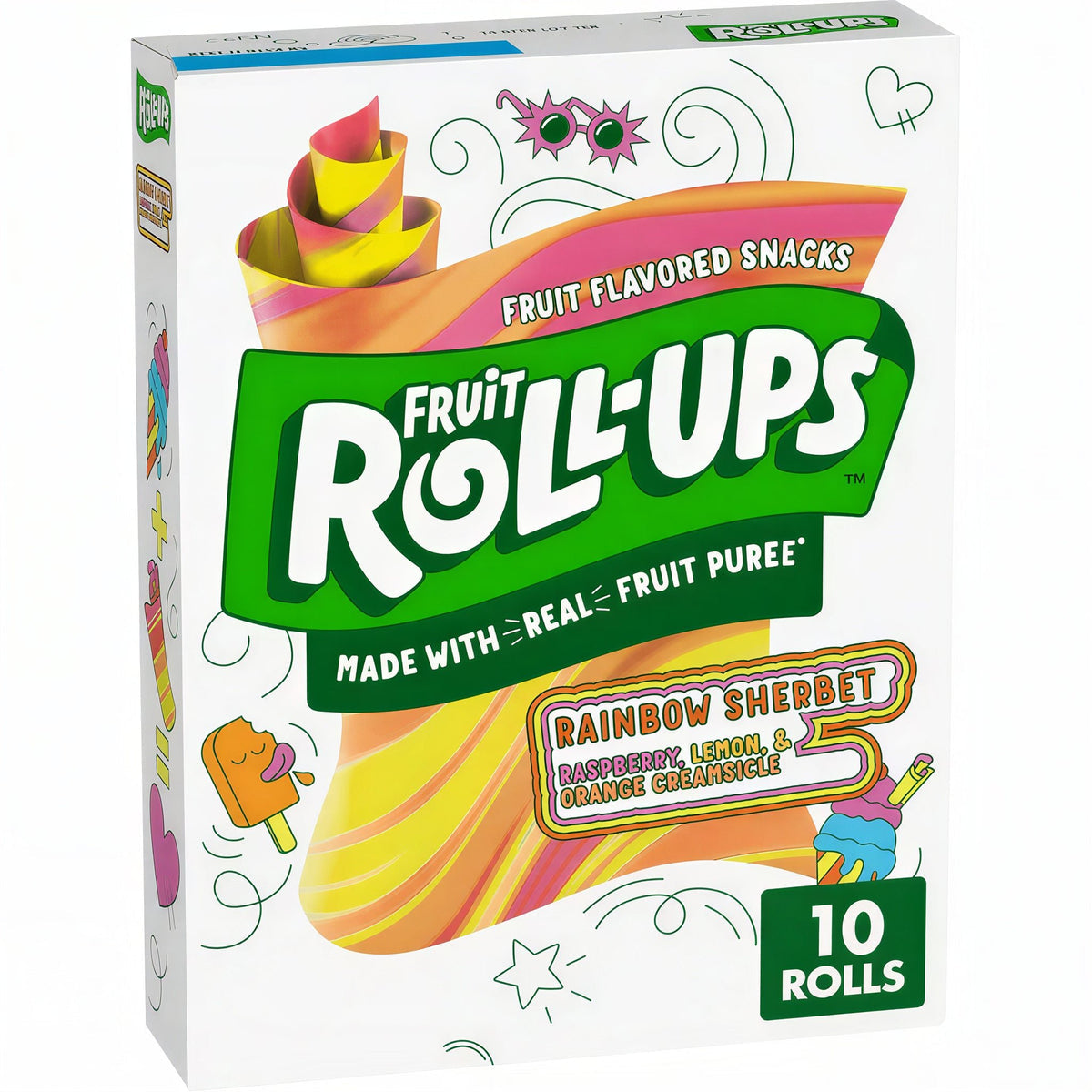 Fruit Roll Ups Rainbow Sherbet
